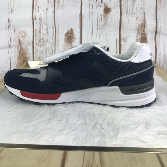 NEW Polo Ralph Lauren Trackster 100 Navy Sneakers - Picture 3 of 12